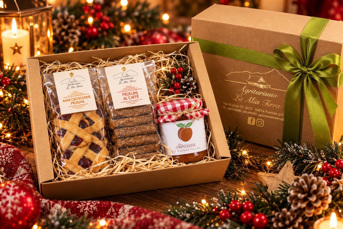 Box Piccola con biscotti e confettura di albicocca